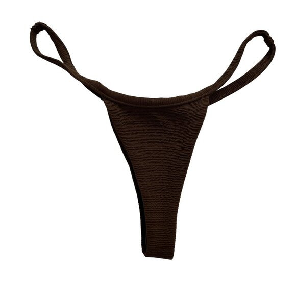 Mello The Label Brazilian Bikini Bottoms in Chocolate